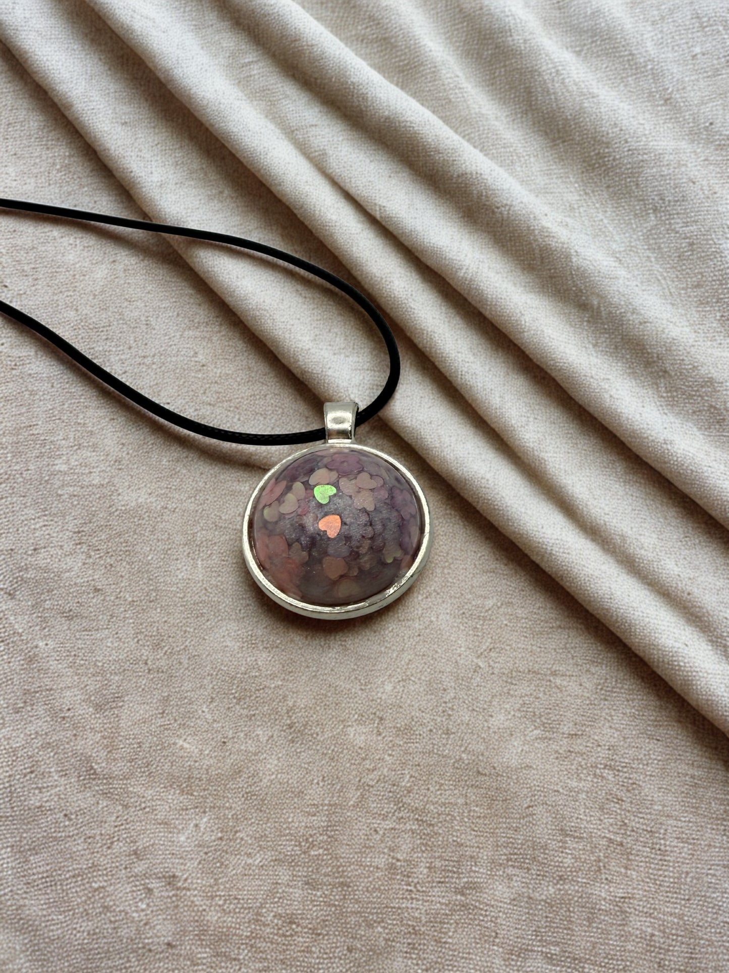 Pink Heart Pendant
