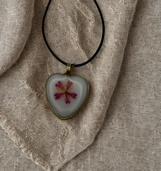 White Flower Pendant