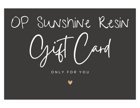 OP Sunshine Resin Gift Card