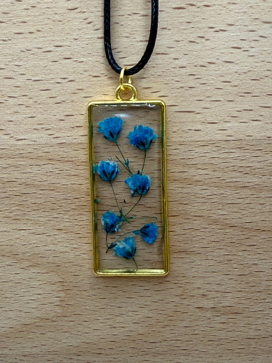 Blue Flower Pendant