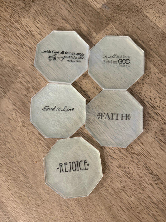 Religious Coaster Set